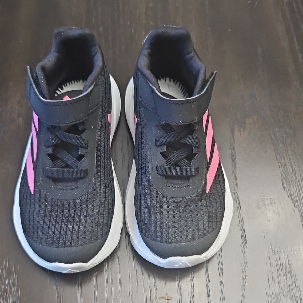 Adidas Black and Pink Sneakers Modern Athletic Style